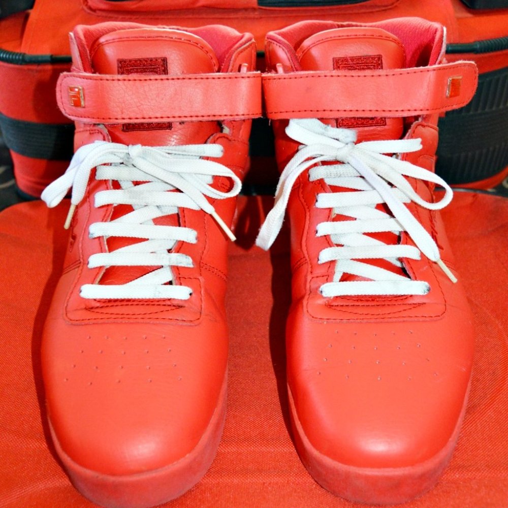 FILA   High Top Men's Sneakers   Size 13  Red